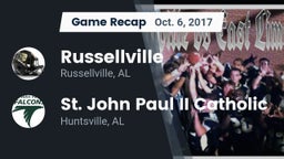 Recap: Russellville  vs. St. John Paul II Catholic  2017
