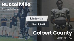 Matchup: Russellville High vs. Colbert County  2017