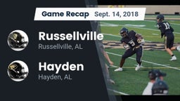 Recap: Russellville  vs. Hayden  2018