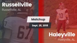 Matchup: Russellville High vs. Haleyville  2018