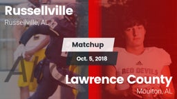 Matchup: Russellville High vs. Lawrence County  2018