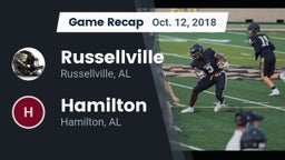 Recap: Russellville  vs. Hamilton  2018