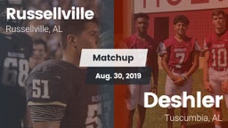 Matchup: Russellville High vs. Deshler  2019
