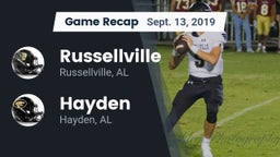 Recap: Russellville  vs. Hayden  2019