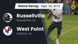 Recap: Russellville  vs. West Point  2019