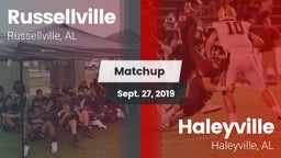 Matchup: Russellville High vs. Haleyville  2019