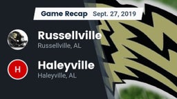 Recap: Russellville  vs. Haleyville  2019