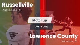 Matchup: Russellville High vs. Lawrence County  2019