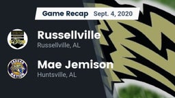 Recap: Russellville  vs. Mae Jemison  2020