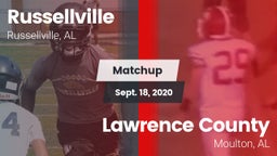 Matchup: Russellville High vs. Lawrence County  2020