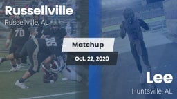 Matchup: Russellville High vs. Lee  2020