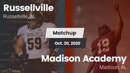Matchup: Russellville High vs. Madison Academy  2020