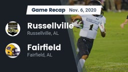Recap: Russellville  vs. Fairfield  2020