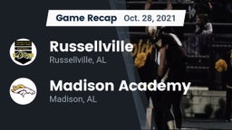 Recap: Russellville  vs. Madison Academy  2021