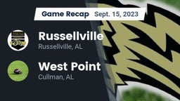 Recap: Russellville  vs. West Point  2023