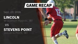 Recap: Lincoln  vs. Stevens Point  2016