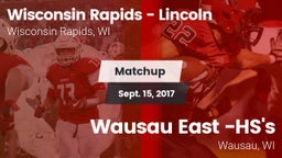 Matchup: Wisconsin Rapids - vs. Wausau East -HS's 2017