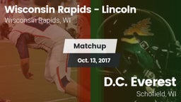 Matchup: Wisconsin Rapids - vs. D.C. Everest  2017