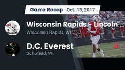 Recap: Wisconsin Rapids - Lincoln  vs. D.C. Everest  2017