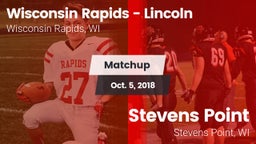 Matchup: Wisconsin Rapids - vs. Stevens Point  2018
