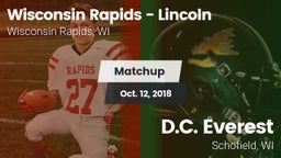 Matchup: Wisconsin Rapids - vs. D.C. Everest  2018
