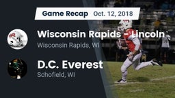 Recap: Wisconsin Rapids - Lincoln  vs. D.C. Everest  2018