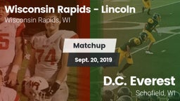 Matchup: Wisconsin Rapids - vs. D.C. Everest  2019