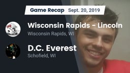 Recap: Wisconsin Rapids - Lincoln  vs. D.C. Everest  2019