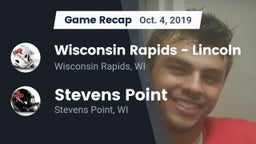 Recap: Wisconsin Rapids - Lincoln  vs. Stevens Point  2019