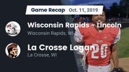 Recap: Wisconsin Rapids - Lincoln  vs. La Crosse Logan 2019