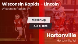 Matchup: Wisconsin Rapids - vs. Hortonville  2020