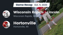 Recap: Wisconsin Rapids - Lincoln  vs. Hortonville  2020