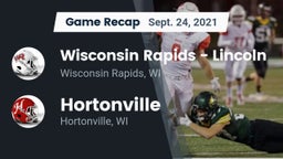 Recap: Wisconsin Rapids - Lincoln  vs. Hortonville  2021