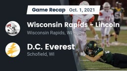 Recap: Wisconsin Rapids - Lincoln  vs. D.C. Everest  2021