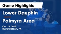 Lower Dauphin  vs Palmyra Area  Game Highlights - Oct. 29, 2020