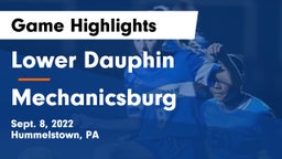 Lower Dauphin  vs Mechanicsburg  Game Highlights - Sept. 8, 2022