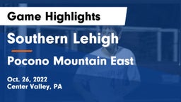 Southern Lehigh  vs Pocono Mountain East  Game Highlights - Oct. 26, 2022