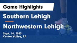 Southern Lehigh  vs Northwestern Lehigh  Game Highlights - Sept. 16, 2023