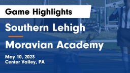 Southern Lehigh  vs Moravian Academy  Game Highlights - May 10, 2023