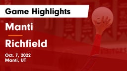 Manti  vs Richfield  Game Highlights - Oct. 7, 2022