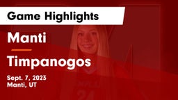 Manti  vs Timpanogos  Game Highlights - Sept. 7, 2023