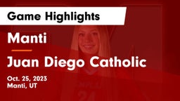 Manti  vs Juan Diego Catholic  Game Highlights - Oct. 25, 2023