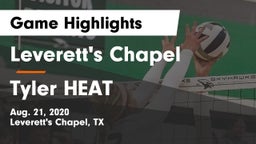 Leverett's Chapel  vs Tyler HEAT Game Highlights - Aug. 21, 2020