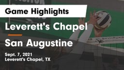 Leverett's Chapel  vs San Augustine  Game Highlights - Sept. 7, 2021