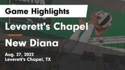 Leverett's Chapel  vs New Diana  Game Highlights - Aug. 27, 2022