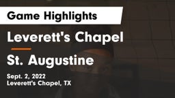 Leverett's Chapel  vs St. Augustine   Game Highlights - Sept. 2, 2022