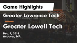 Greater Lawrence Tech  vs Greater Lowell Tech  Game Highlights - Dec. 7, 2018