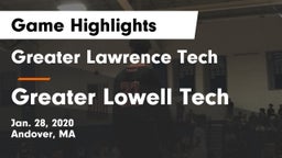 Greater Lawrence Tech  vs Greater Lowell Tech  Game Highlights - Jan. 28, 2020