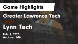 Greater Lawrence Tech  vs Lynn Tech Game Highlights - Feb. 7, 2020