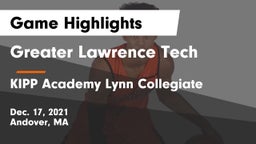 Greater Lawrence Tech  vs KIPP Academy Lynn Collegiate  Game Highlights - Dec. 17, 2021